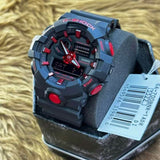 Casio G-Shock GA-700 Series Black Resin Strap Men Watch GA-700BNR-1ADR-P