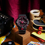 Casio G-Shock GA-700 Series Black Resin Strap Men Watch GA-700BNR-1ADR-P