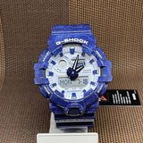 Casio G-Shock Blue Digital-Analogue Resin Strap Men Watch GA-700BWP-2ADR
