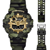Casio G-Shock Camouflage Resin Strap Men's Watch - Digital-Analogue | GA-700CMG-3ADR