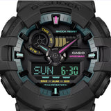 Casio G-Shock Digital-Analogue Black Resin Strap Men Watch GA-700MF-1ADR