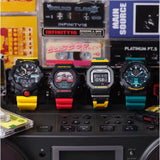 Casio G-Shock Digital-Analogue Yellow Resin Strap Men Watch GA-700MT-1A9DR