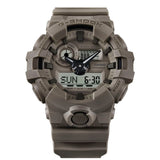Casio G-Shock Digital-Analogue Brown Resin Strap Men Watch GA-700NC-5ADR