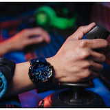 Casio G-Shock Virtual Rainbow Analog Digital Black Men Watch GA-700RGB-1ADR-P
