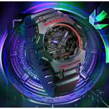 Casio G-Shock Digital-Analogue Purple Resin Strap Men Watch GA-B001AH-6ADR