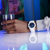 Casio G-Shock White Resin Strap Men Watch GA-B001SF-7ADR