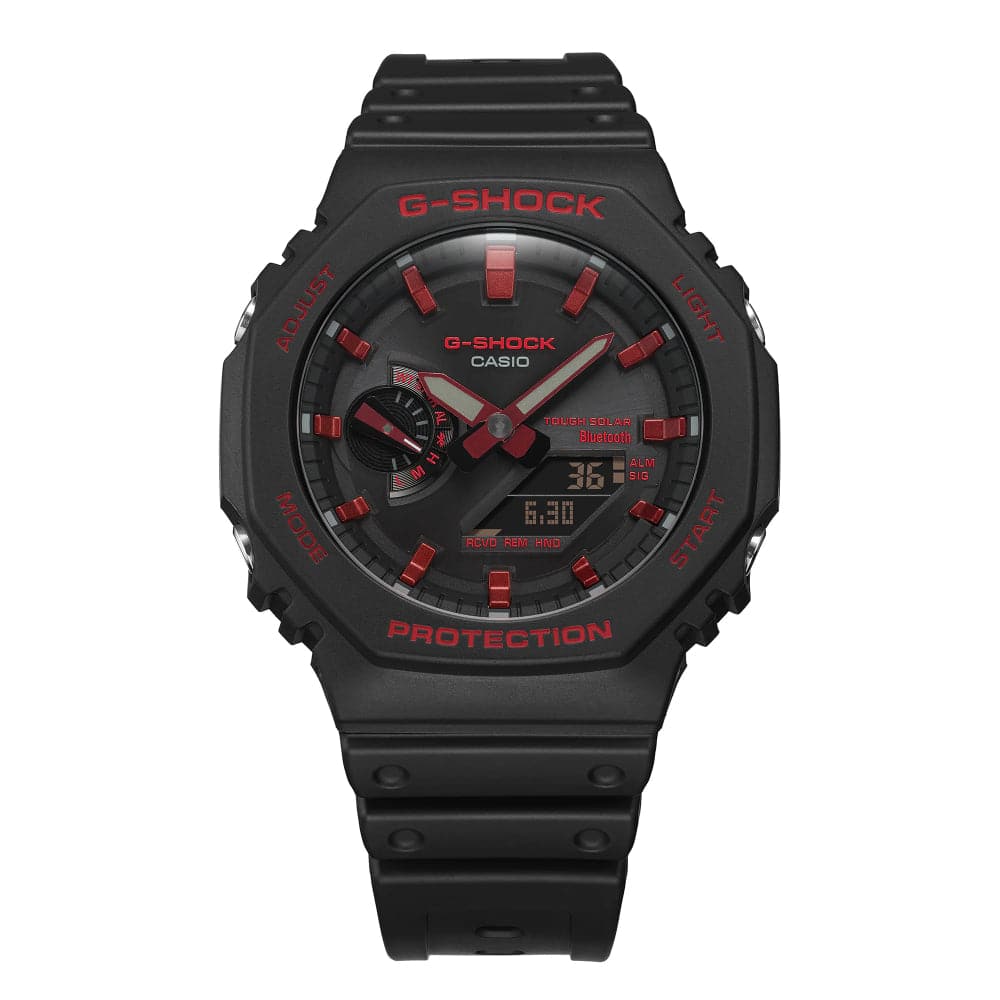 Casio G Shock Digital Analogue Black Resin Strap Men Watch GA B2100BNR H2 Hub