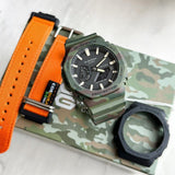 Casio G-Shock Digital Analog Black Dial Camouflage Resin Band  GAE-2100WE-3ADR-P