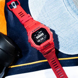 Casio G-Shock Digital Red Resin Strap Men Watch GBD-200RD-4DR-P