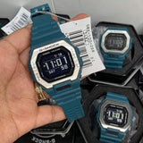 Casio G-Shock G-Lide Teal Resin Strap Men Watch GBX-100-2DR-P