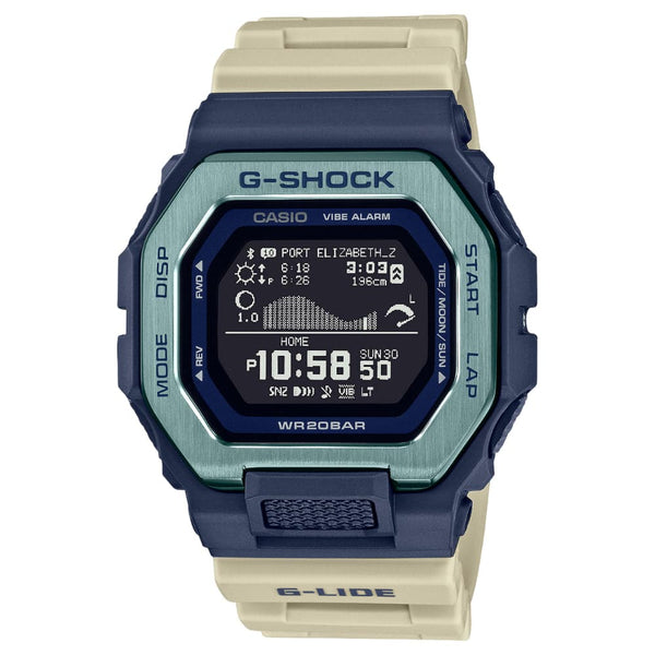 Casio G-Shock Digital White Resin Strap Men Watch GBX-100TT-2DR