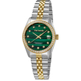 Guy Laroche Green Dial Two-Tone Stainless Steel Strap Women's Watch GLWLH0002816