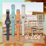 Casio G-Shock G-Lide Digital Gray Resin Strap Women Watch GLX-S5600-1DR-P