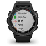 GARMIN DESCENT MK2S BLACK SILICON BAND MEN'S SMARTWATCH GM-010-02403-71