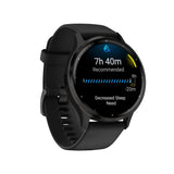 Garmin Venu 3 Slate Stainless Steel Bezel with Black Case Unisex Smartwatch GM-010-02784-51