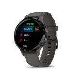 Garmin Venu 3S Slate Stainless Steel Bezel with Pebble Gray Case GM-010-02785-50