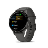 Garmin Venu 3S Slate Stainless Steel Bezel with Pebble Gray Case GM-010-02785-50