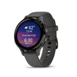 Garmin Venu 3S Slate Stainless Steel Bezel with Pebble Gray Case GM-010-02785-50