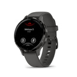 Garmin Venu 3S Slate Stainless Steel Bezel with Pebble Gray Case GM-010-02785-50