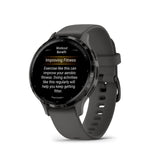 Garmin Venu 3S Slate Stainless Steel Bezel with Pebble Gray Case GM-010-02785-50