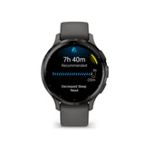 Garmin Venu 3S Slate Stainless Steel Bezel with Pebble Gray Case GM-010-02785-50