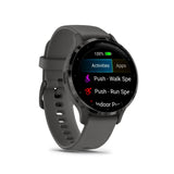 Garmin Venu 3S Slate Stainless Steel Bezel with Pebble Gray Case GM-010-02785-50