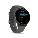 Garmin Venu 3S Slate Stainless Steel Bezel with Pebble Gray Case GM-010-02785-50
