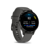 Garmin Venu 3S Slate Stainless Steel Bezel with Pebble Gray Case GM-010-02785-50