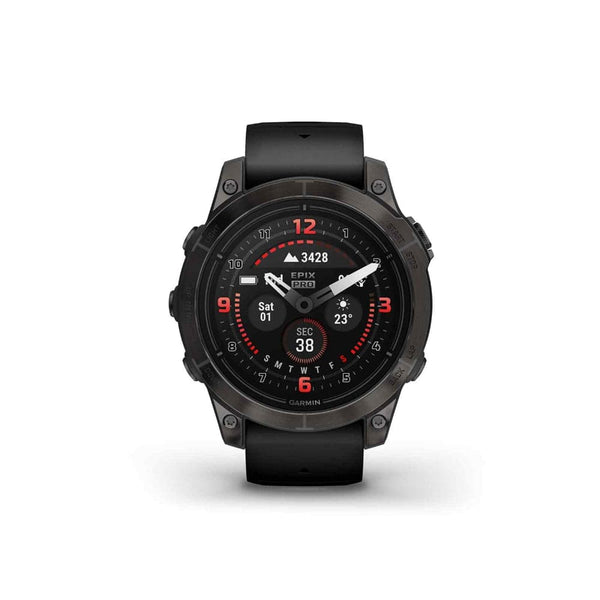 Garmin Epix Pro (GEN 2) Black Silicone Strap Unisex Smartwatch GM-010-02803-54