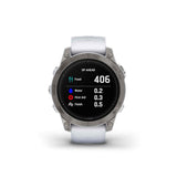 Garmin Epix Pro (GEN 2) Whitestone Silicone Strap Unisex Smartwatch GM-010-02803-61
