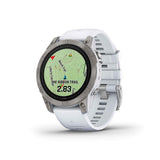 Garmin Epix Pro (GEN 2) Whitestone Silicone Strap Unisex Smartwatch GM-010-02803-61