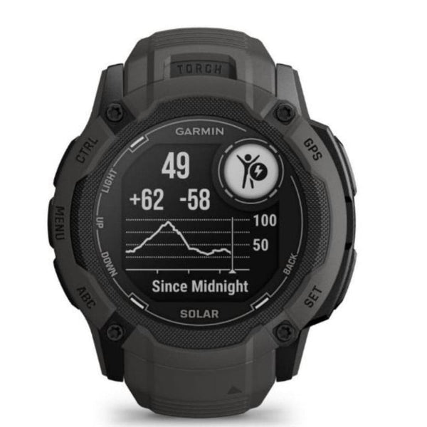 Garmin Instinct 2X Black Fiber-Reinforced Polymer Unisex Smartwatch GM-010-02805-24