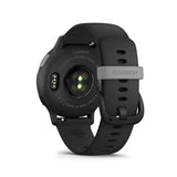 GARMIN VIVOACTIVE GM-010-02862-5A GPS FITNESS BLACK CASE SILICONE BAND WATCH