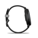 GARMIN VIVOACTIVE GM-010-02862-5A GPS FITNESS BLACK CASE SILICONE BAND WATCH