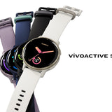 GARMIN VIVOACTIVE GM-010-02862-5A GPS FITNESS BLACK CASE SILICONE BAND WATCH