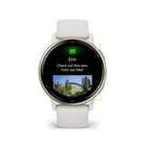 Garmin Vivoactive 5 Ivory Case and Silicone Band GM-010-02862-5B