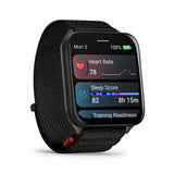 Garmin Venu X1 Premium GPS Black Nylon Strap Men Smartwatch GM-010-02980-13