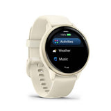 Garmin Vivoactive 6 Lunar Gold with Bone Band GPS Smartwatch GM-010-02985-41