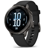 Garmin Venu 4 GPS Black Silicone Strap Unisex Smartwatch GM-010-03013-42