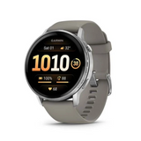 Garmin Venu 4 GPS Silver Gray Silicone Strap Unisex Smartwatch GM-010-03014-41