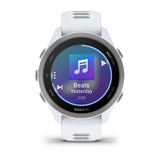 Garmin Forerunner 170 Music White Silicone Strap Smartwatch GM-010-03920-53
