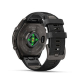 Garmin Fēnix 9 Pro – 47 mm Carbon Gray DLC Titanium with Black/Pebble Gray Silicone Band GM-010-04336-67