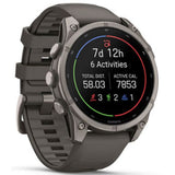 Garmin Fēnix 9 – 47 mm Titanium with Pebble Gray Silicone Band Smartwatch GM-010-04762-05