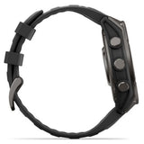 Garmin Fēnix 9 Carbon Gray DLC Titanium with Black Silicone Band Smartwatch GM-010-04762-15
