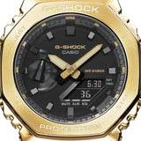 Casio G-Shock Gold Case Black Silicone Strap Men Watch GM-2100G-1A9DR-P