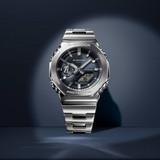 Casio G-Shock Stainless Steel Strap Men Watch GM-2110D-8ADR