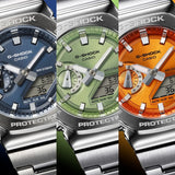 Casio G-Shock G-Steel Green Dial Watch GM-2110D-3ADR
