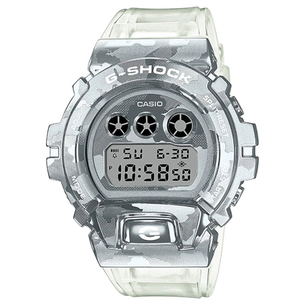 Casio G-Shock Digital White Resin Strap Men Watch GM-6900SCM-1DR-P