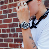 Casio G-Shock Digital-Analogue Black Resin Strap Men Watch GM-700-1ADR