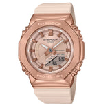 Casio G-Shock Pink Beige Resin Strap Women Watch GM-S2100PG-4ADR-P